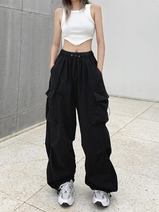 Harajuku Parachute Baggy Cargo Y2k Edgy Jogging Pant