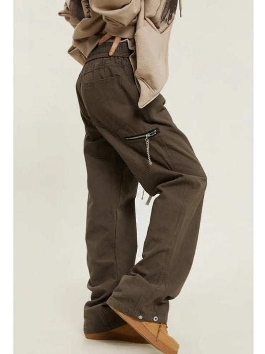 Brown Cargo Y2k Hippie 90s Oversized Pant