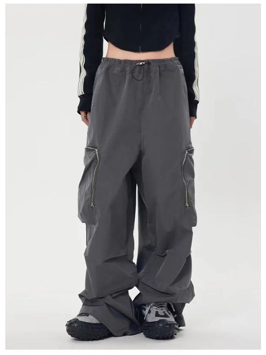 Hip Hop Baggy Cargo Y2k Oversize Wide Leg Techwear Korean Pant