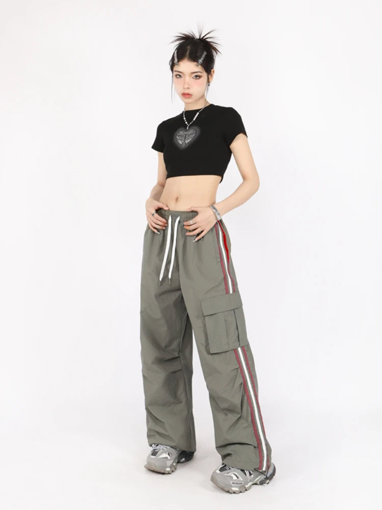 Hippie Cargo Parachute Harajuku Oversize Gorpcore Pant
