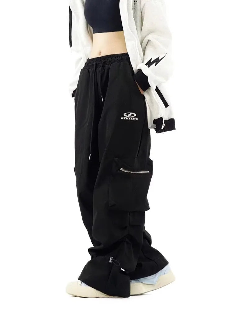 Gorpcore Cargo Parachute Y2k Techwear Oversize Wide Leg Pant