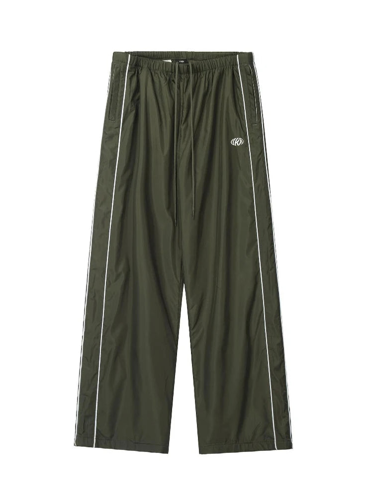 Hippie Green Sweatpants Y2k Kpop Harajuku Striped Oversized Pant