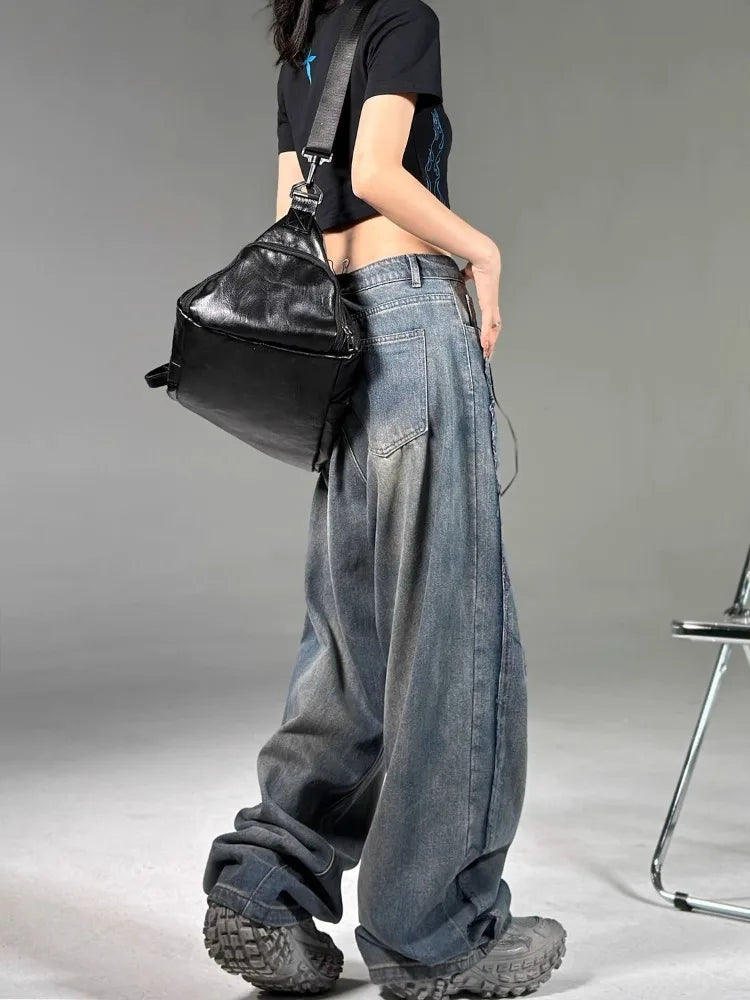 Grunge Korean Style 90s Baggy Y2k Oversize Denim Pant