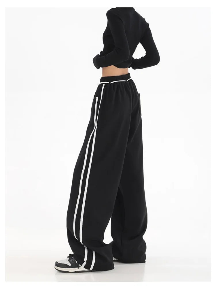 Japanese Black Sweatpants Cyber Punk Oversize Wide Jogger Pant