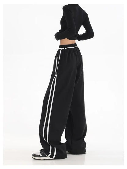 Japanese Black Sweatpants Cyber Punk Oversize Wide Jogger Pant