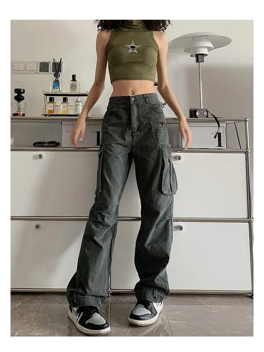 Y2k Japanese Style Gyaru Oversize Wide Leg Harajuku Hippie Pant