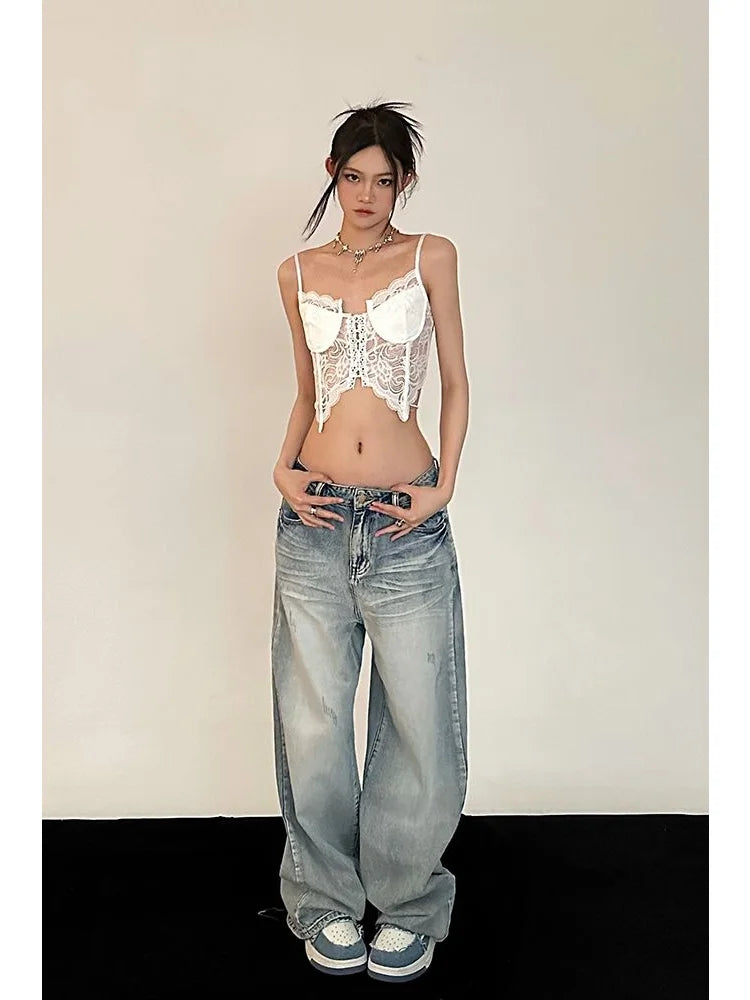 Distressed Baggy 90s Oversized Denim Pant