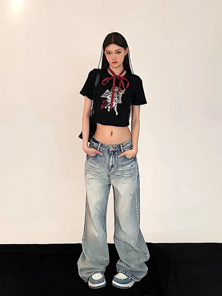 Distressed Baggy 90s Oversized Denim Pant