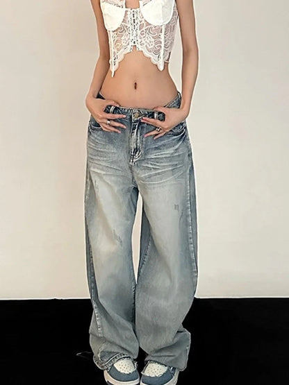 Distressed Baggy 90s Oversized Denim Pant
