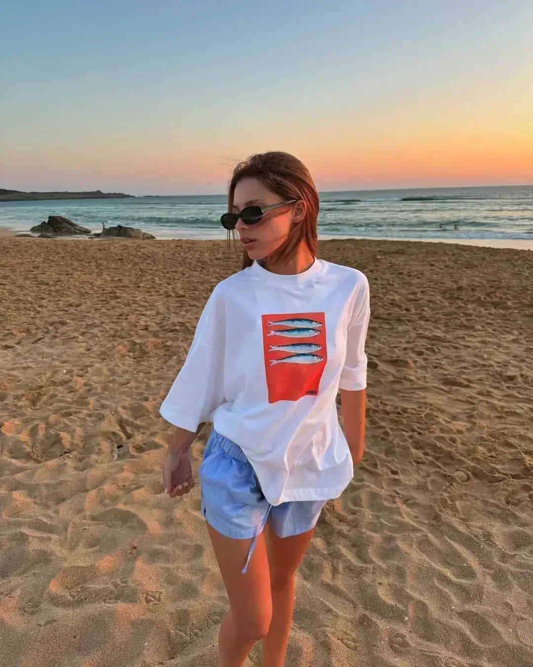 Harajuku Passionate Logo Graphic T-shirt