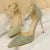 Shoes Shiny Rhinestones High Heels Shoes Pumps Stiletto Sweet Heels Wedding Shoes Sandals 10 Cm
