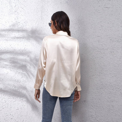 Sydney | ’s Workwear Loose Fit Satin Blouses