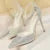 Shoes Shiny Rhinestones High Heels Shoes Pumps Stiletto Sweet Heels Wedding Shoes Sandals 10 Cm