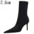 New Socks Boots Ankle Boots for Boots Balck Pointed Toe Elastic Heels Shoes Fetish Autumn Winter Female Shoes