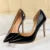 10.5cm High Heels Blue Green Valentine Pumps Glossy Stripper Stiletto Wedding Bridal Fetish Shoes 43