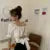 Lace Up Backless Top Youth Woman Blouses Short Sleeve Summer Shirt Low Cut New