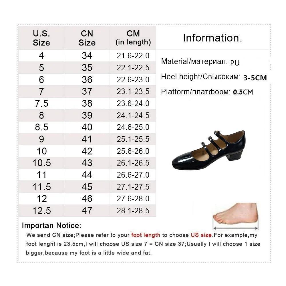 New Round Toe Pumps Buckle High Heels Wedding Shoes Party Comfortable Shoes Zapatos De Mujer