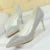 Shoes Rhinestone Woman Pumps Wedding Shoes Basic Pump Stiletto Heels 10cm 7cm Heeled Shoes High Heels