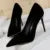 Shoes New Pumps Suede High Heels Shoes Office Shoes Stiletto Party Shoes Female Comfort Heels