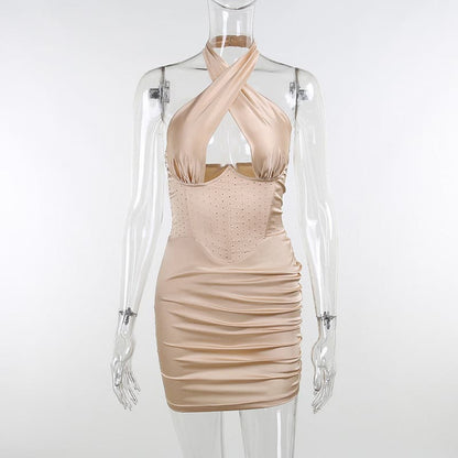 Dressbetty - Halter Mini Dress