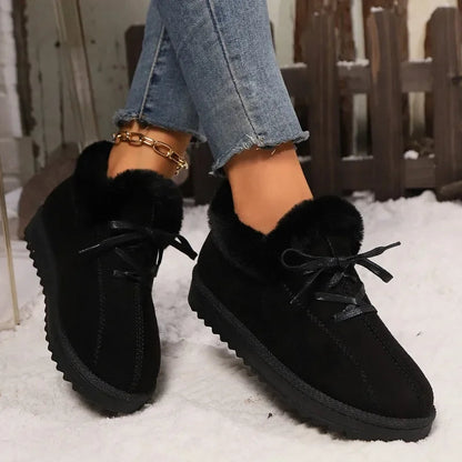 Plush Warm Fashionable Stylish Cozy Snow Boot
