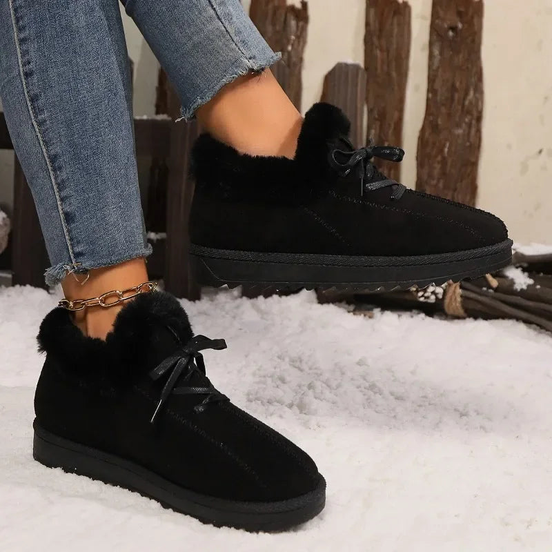 Plush Warm Fashionable Stylish Cozy Snow Boot