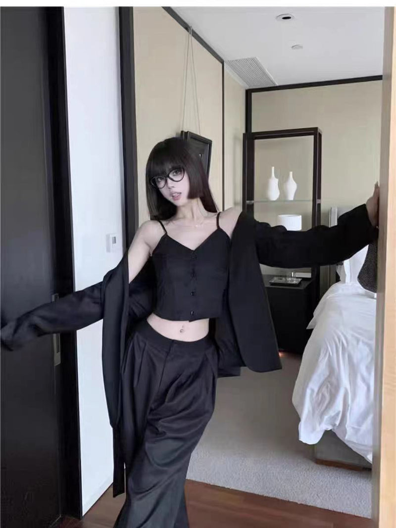 Cami Crop Top & Wide Leg Pant Coord Set