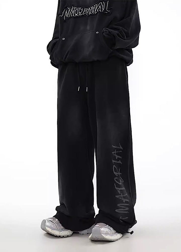 Urban Rebel Graffiti Wide Leg Sweatpants