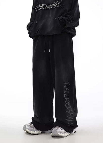 Urban Rebel Graffiti Wide Leg Sweatpants