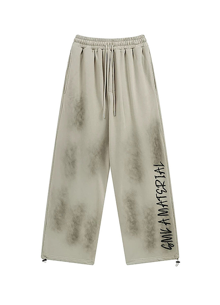Urban Rebel Graffiti Wide Leg Sweatpants