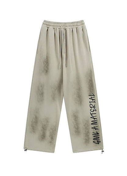 Urban Rebel Graffiti Wide Leg Sweatpants