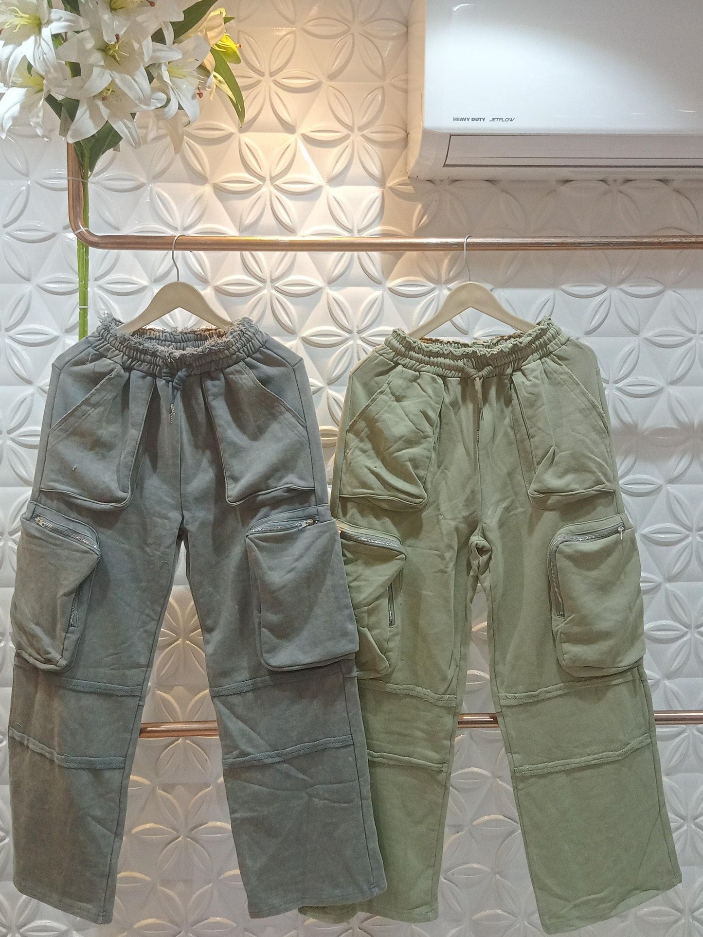 Cargo Wide Leg Pant With Pockets
