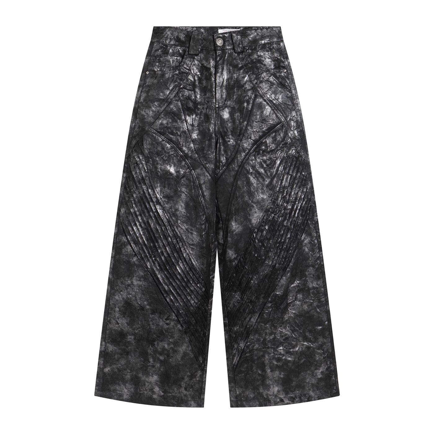 Dark Tie-dye Wide Leg Pants