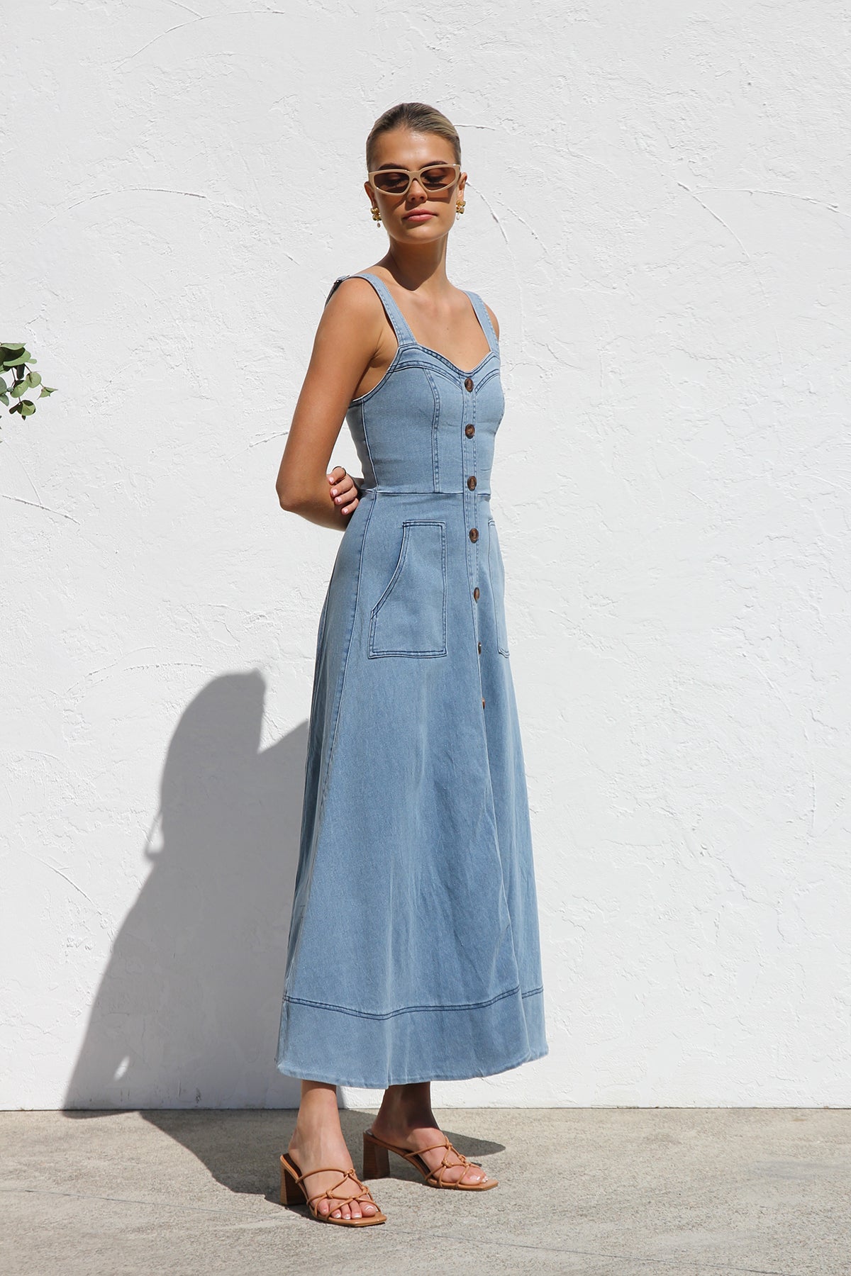 Danielle Dress Blue Denim