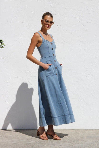Danielle Dress Blue Denim