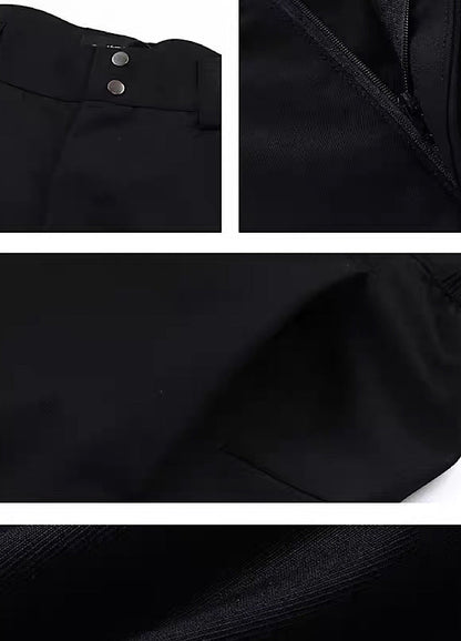 Black Utility Cargo Pants