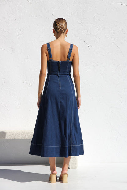 Danielle Dress Indigo Denim