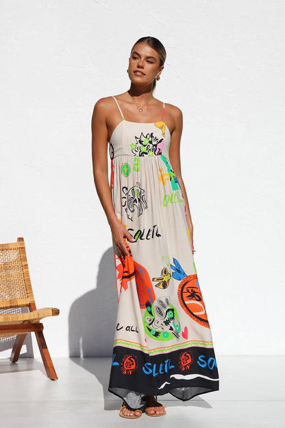 Dasha Dress Orange Multi