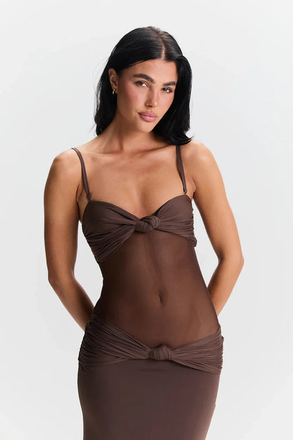 Zola | Detachable Straps Maxi Dress
