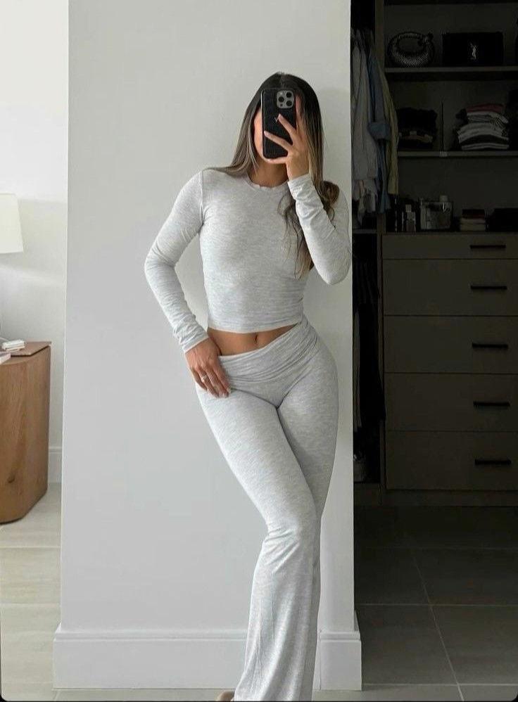 Hestia - Fitted Top & Trousers Two-piece Set
