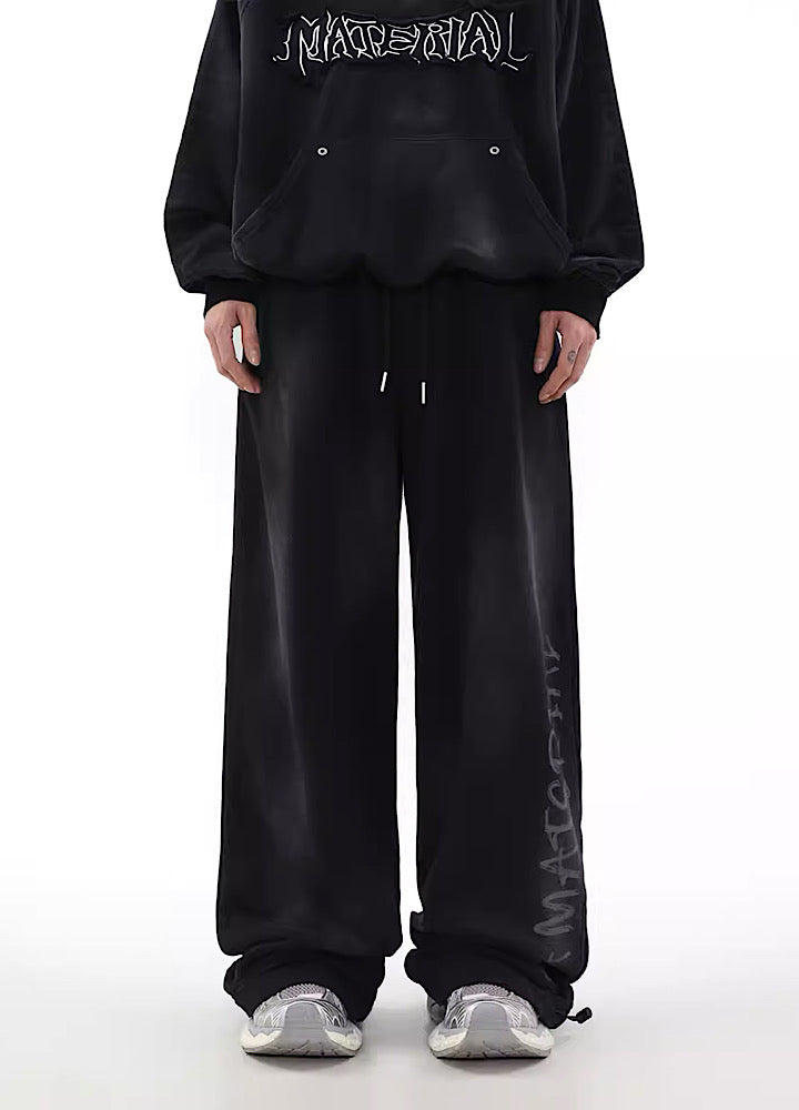 Urban Rebel Graffiti Wide Leg Sweatpants