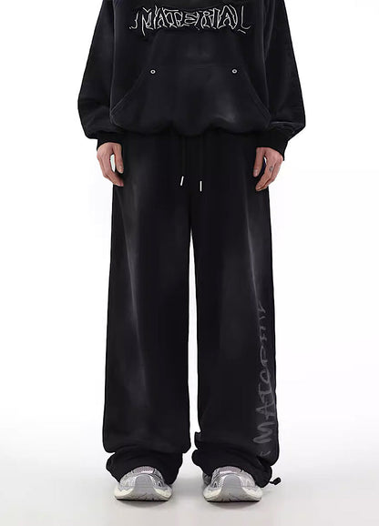 Urban Rebel Graffiti Wide Leg Sweatpants