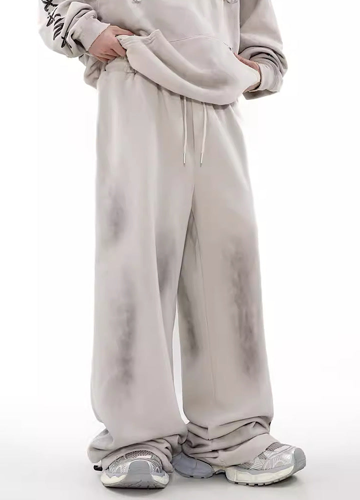 Urban Rebel Graffiti Wide Leg Sweatpants