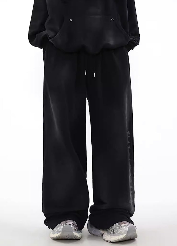 Urban Rebel Graffiti Wide Leg Sweatpants