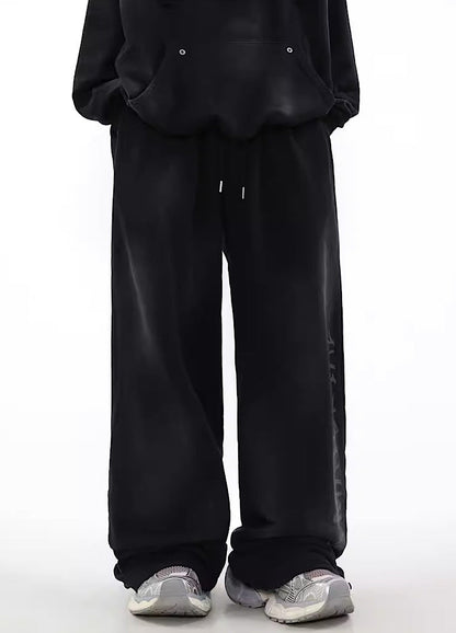 Urban Rebel Graffiti Wide Leg Sweatpants