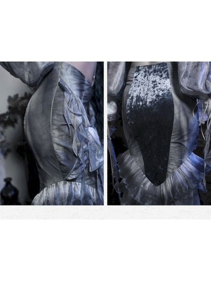Ethereal Gothic Mermaid-style Skirt