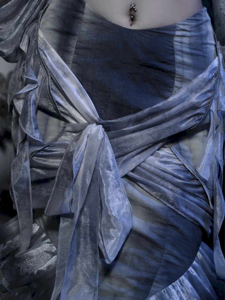 Ethereal Gothic Mermaid-style Skirt