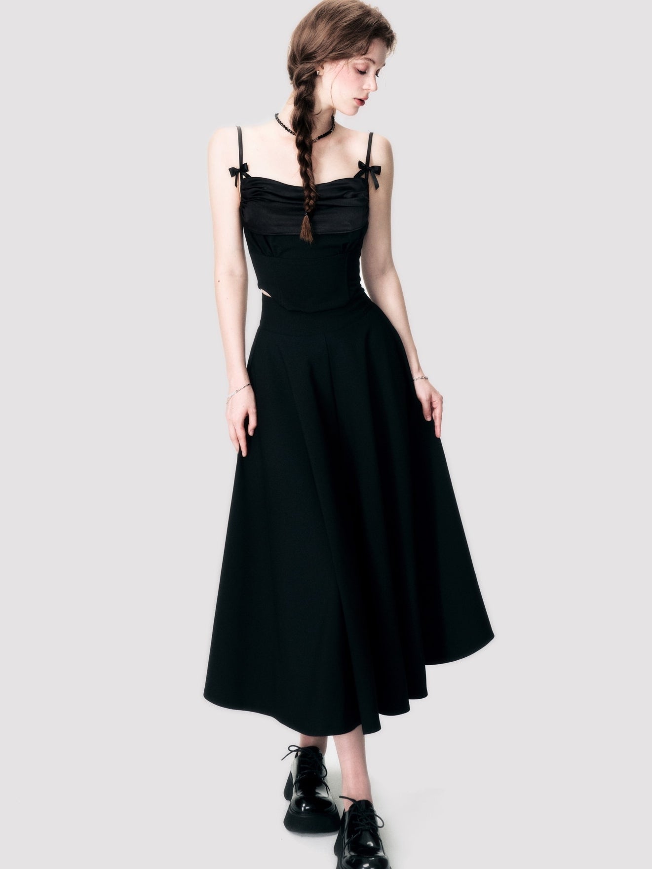 Ribbon Camisole & Long Skirt Set