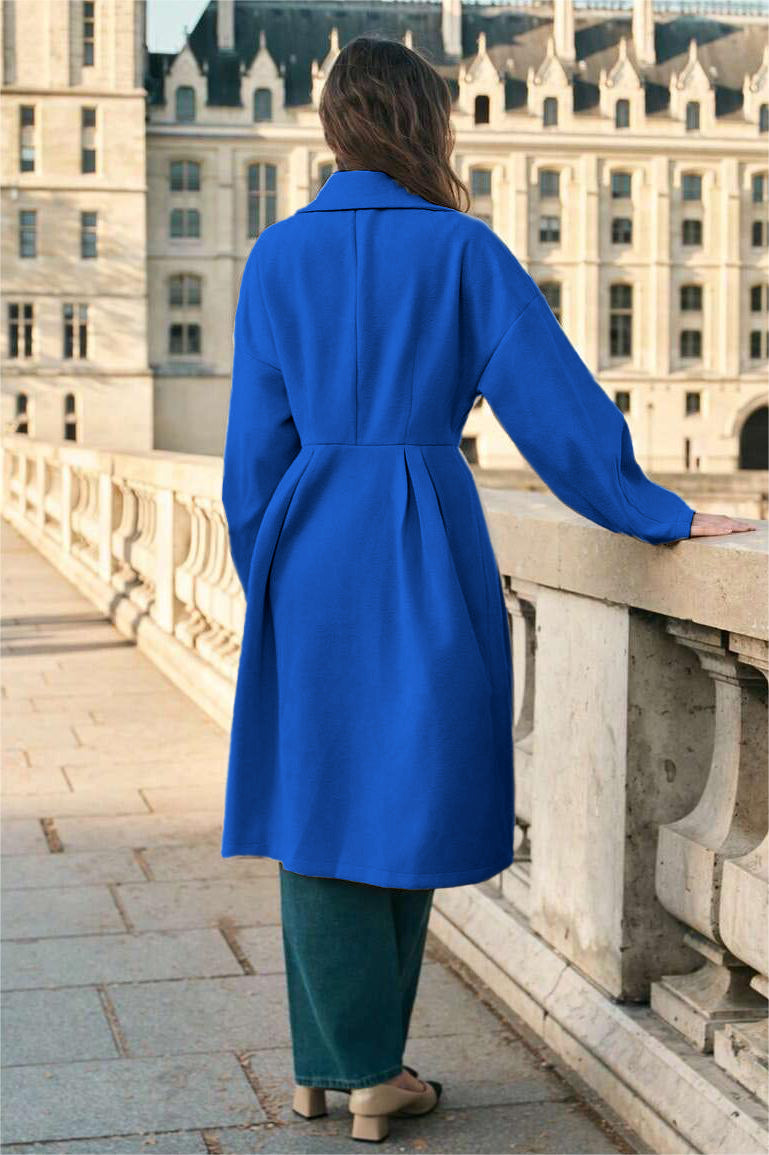 Woolen Lantern Sleeve Coat