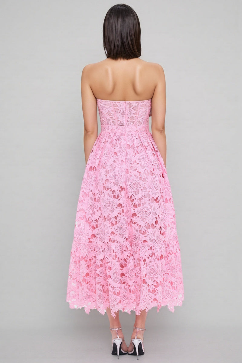 Darcy Lace Sleeveless Midi Dress